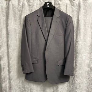 Light Gray Modern Fit Suit